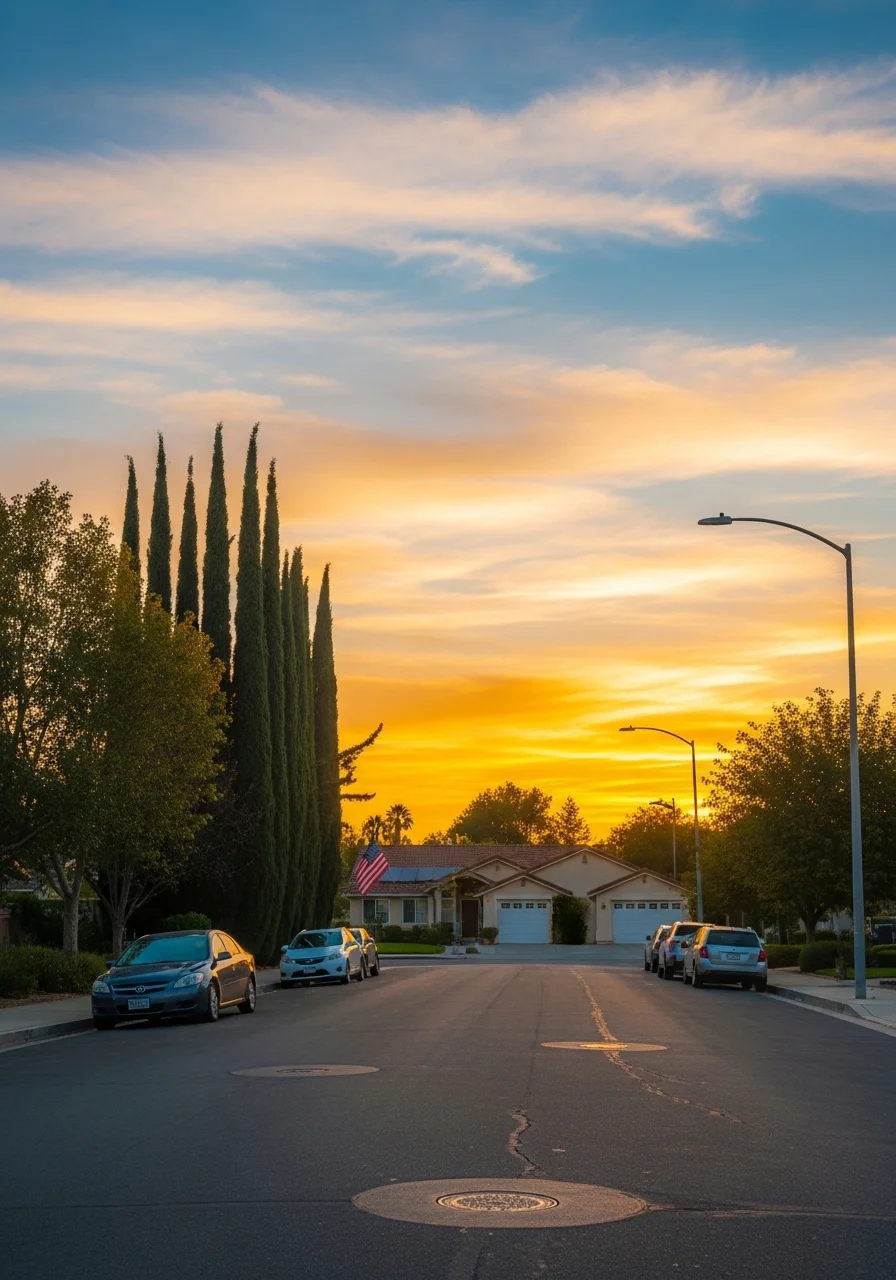 Gilroy home exterior with practical updates, clear property lines, and established neighborhood setting.